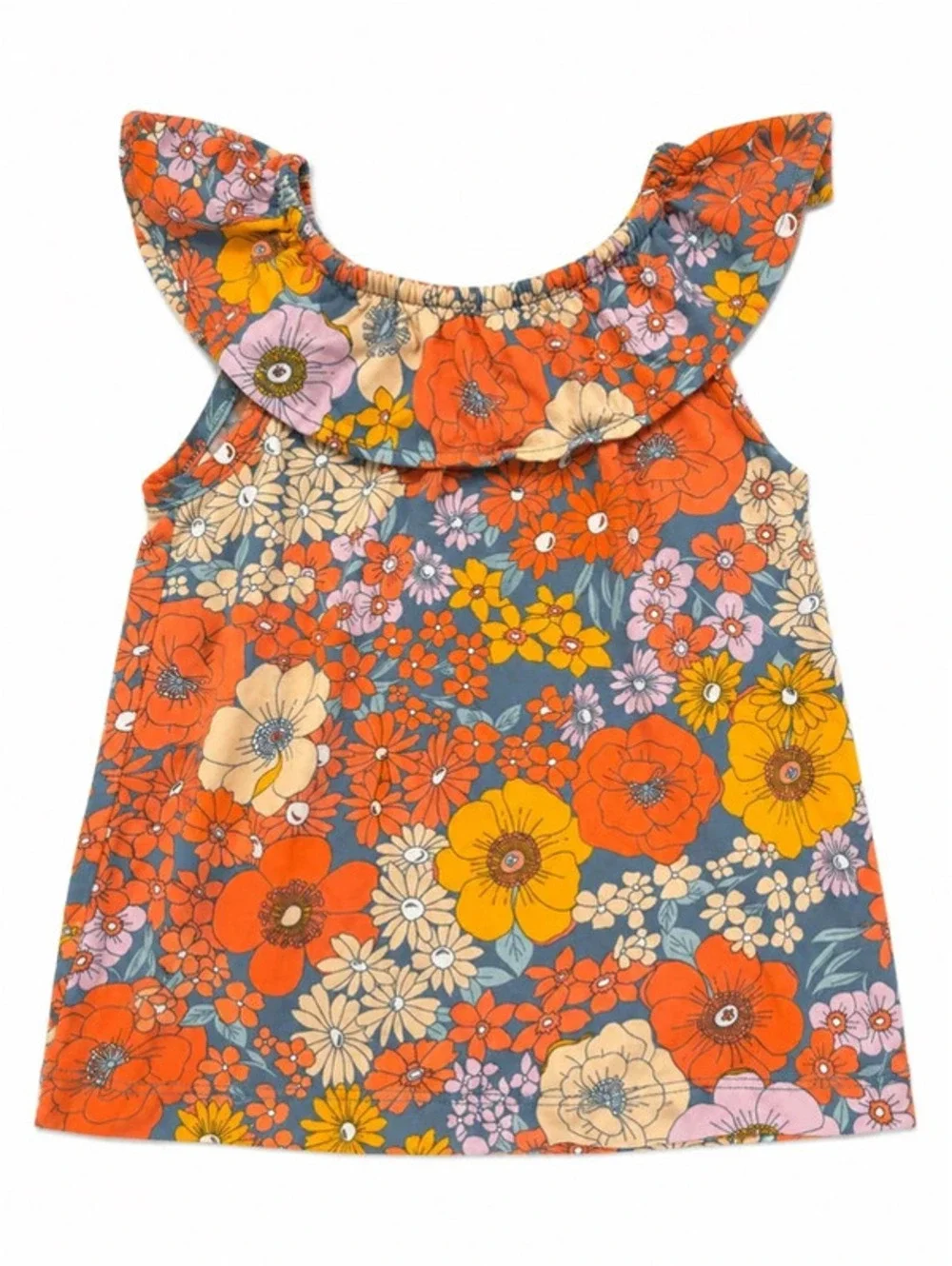 Carter’s Floral Flutter Sleeve Top 4T